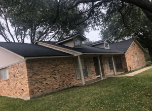 Front charcoal roof