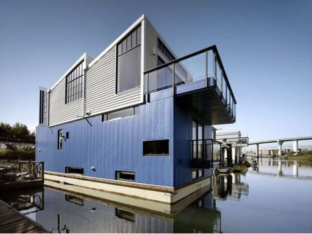 Sawtooth Roof on a Modern House