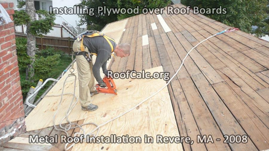 roof plywood installation installing roofing much metal cost boards should explained prices vs value roofcalc pay revere ma 2008 paying