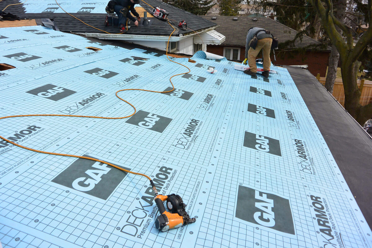 Deck Armor Roof Underlayment Installation